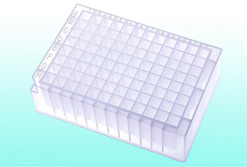 96 well square hole deep well plate 2-2ml